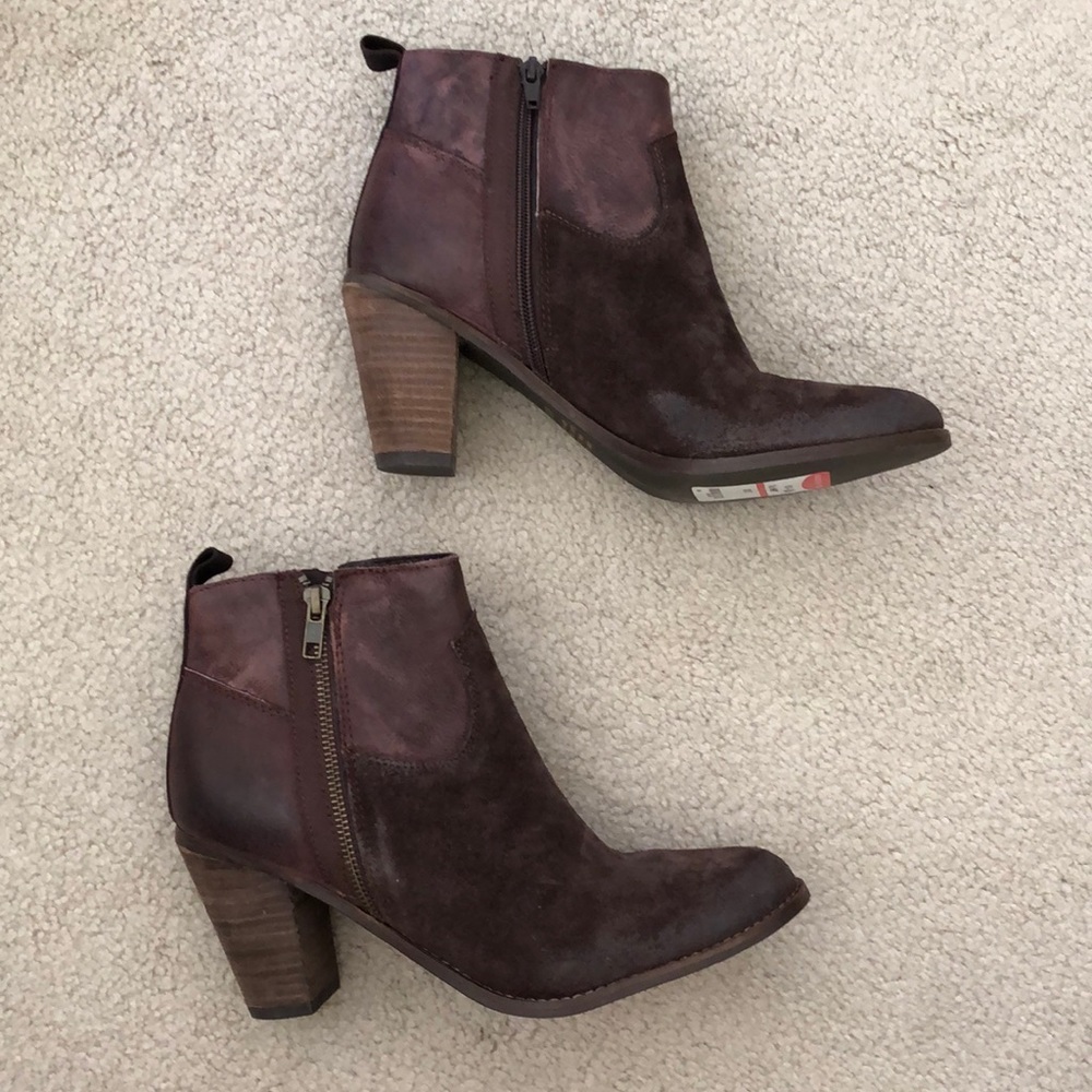 Brown Leather Ankle Boots